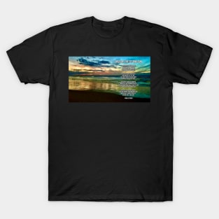 Oasis of the Setting Sun Poem T-Shirt